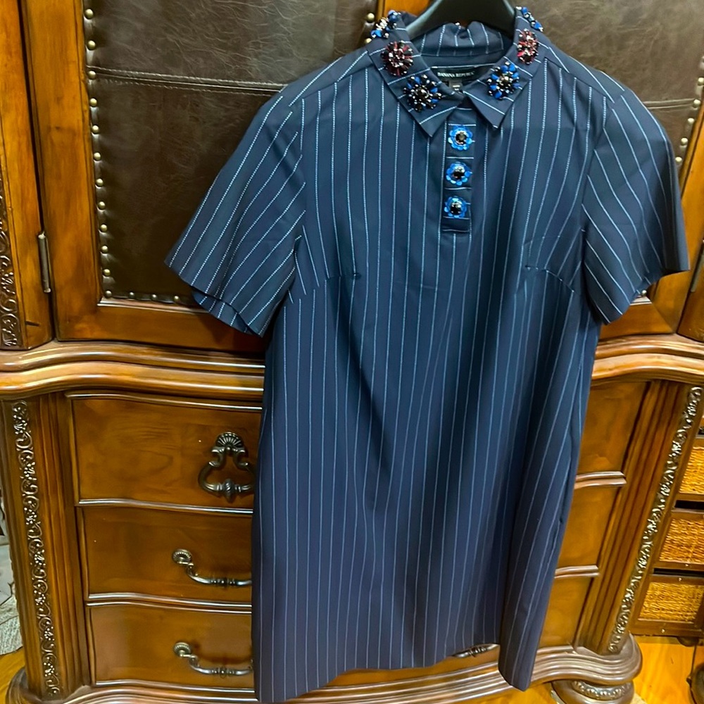 Beautiful Navy Stripe Dress